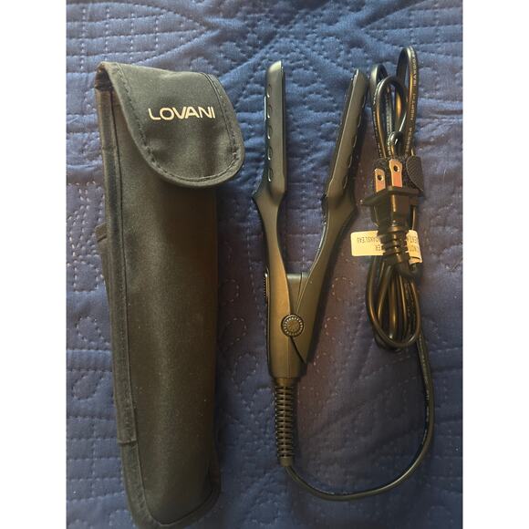 New W/O Box Lovani Travel Flat Iron Hair Straightener Heat Resistant Case - Picture 1 of 3